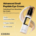 کرم دور چشم پپتید حلزون پیشرفته  COSRX Advanced Snail Peptide Eye Cream - Image 4