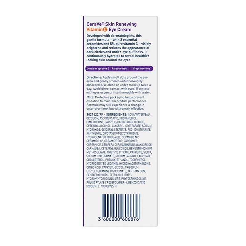 08_SR_Vitamin_C_Eye_Cream_Carton_Packshot_Back_0859_MAIN-700x700-v1 کرم دور چشم ویتامین C احیاکننده پوست سراوی Cerave Skin Renewing Vitamin C Eye Cream - Image 2