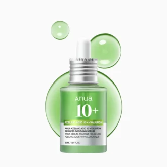 سرم تسکین دهنده قرمزی حاوی اسید آزلائیک ۱۰ و هیالورون آنوا Anua Azelaic Acid 10 Hyaluron Redness Soothing Serum