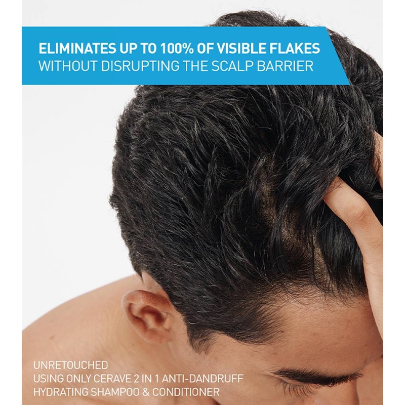 CeraVE-PDP_2in1-KeyBenefits_700x785_v1 شامپو و نرمکننده ۲ در ۱ ضد شوره و مرطوبکننده سراوی CeraVe 2-in-1 Anti-Dandruff Hydrating Shampoo and Conditioner - Image 5
