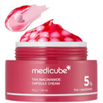 کرم کپسولی ترانگزامیک اسید و نیاسینامید ضد لک مدیکیوب   Medicube TXA Niacinamide Capsule Cream